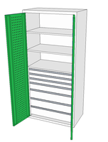 Dílenské skříně DSP 92 1_3x2_1x3_3x4