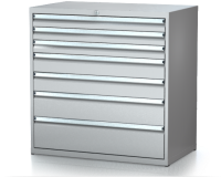 Dílenské zásuvkové skříně 21U - š 1014 x h 600 mm DKP 5427 21U 7
