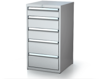 Dílenské zásuvkové skříně 21U - š 555 x h 600 mm DKP 2727 21U 5