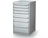 Dílenské zásuvkové skříně 21U - š 555 x h 600 mm DKP 2727 21U 7