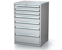 Dílenské zásuvkové skříně 21U - š 710 x h 600 mm DKP 3627 21U 7