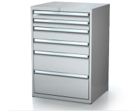 Dílenské zásuvkové skříně 21U - š 710 x h 750 mm DKP 3636 21U 6