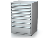 Dílenské zásuvkové skříně 21U - š 710 x h 750 mm DKP 3636 21U 8