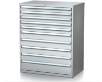 Dílenské zásuvkové skříně 26U - š 1014 x h 600 mm DKP 5427 26U 10