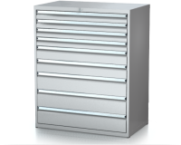 Dílenské zásuvkové skříně 26U - š 1014 x h 600 mm DKP 5427 26U 9
