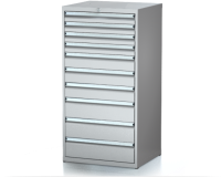Dílenské zásuvkové skříně 29U - š 710 x h 750 mm DKP 3636 29U 10