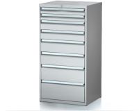 Dílenské zásuvkové skříně 29U - š 710 x h 750 mm DKP 3636 29U 8