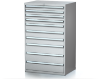 Dílenské zásuvkové skříně 29U - š 860 x h 600 mm DKP 4527 29U 10