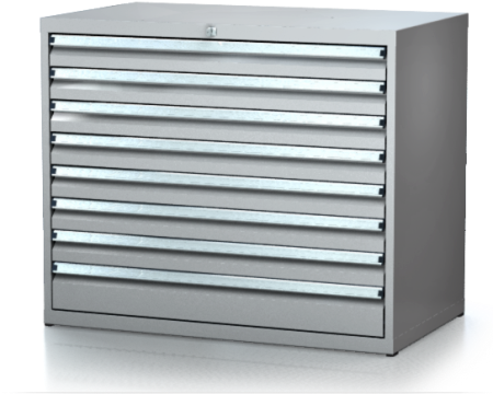 Dílenské zásuvkové skříně 17U - š 1014 x h 750 mm DKP 5427 17U 8