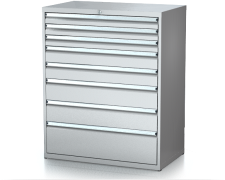 Dílenské zásuvkové skříně 26U - š 1014 x h 600 mm DKP 5427 26U 8
