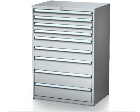 Dílenské zásuvkové skříně 26U - š 860 x h 750 mm DKP 4536 26U 9