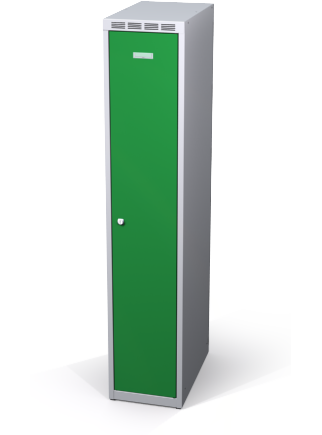 Šatní skříňka Aldop snížená - dvouplášťové dveře, šířka / počet oddělení: 300 mm / 1