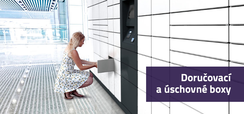 Doručovací a úschovné boxy do interiéru i exteriéru